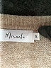 Miracle Solid Tan Pullover Sweater Size S - photo 7