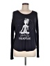 Bella Black Long Sleeve Top Size M - photo 1