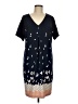 Max Studio Graphic Blue Casual Dress Size M - photo 1