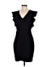 Express Solid Black Cocktail Dress Size 8 - photo 1