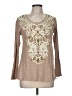 Meadow Rue 100% Cotton Tan Pullover Sweater Size 8 - photo 1