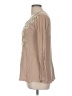 Meadow Rue 100% Cotton Tan Pullover Sweater Size 8 - photo 5
