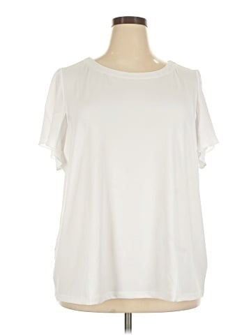 Susan Graver Short Sleeve Blouse (view 1)