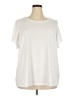 Susan Graver Ivory Short Sleeve Blouse Size 2X - photo 1