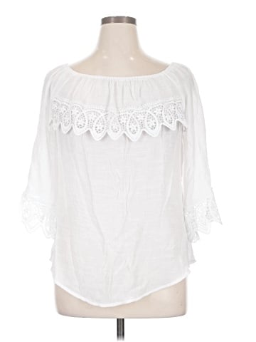 Unique Spectrum 3/4 Sleeve Blouse (view 1)