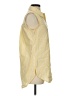 North Style 100% Cotton Stripes Yellow Sleeveless Button-Down Shirt Size S - photo 4