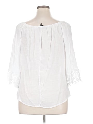 Unique Spectrum 3/4 Sleeve Blouse (view 2)