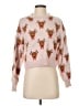 Cotton On Floral Pink Pullover Sweater Size S - photo 1