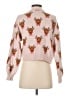 Cotton On Floral Pink Pullover Sweater Size S - photo 2