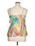 Rainbow Animal Print Aztec Or Tribal Print Checkered-gingham Color Block Paisley Tie-dye Multi Color White Tank Top Size XL - photo 2