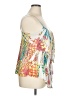 Rainbow Animal Print Aztec Or Tribal Print Checkered-gingham Color Block Paisley Tie-dye Multi Color White Tank Top Size XL - photo 4