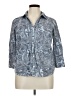 Van Heusen Paisley Blue 3/4 Sleeve Button-Down Shirt Size XL - photo 1