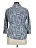 Van Heusen Paisley Blue 3/4 Sleeve Button-Down Shirt Size XL - photo 2