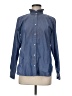 J.Crew 100% Cotton Blue Long Sleeve Button-Down Shirt Size 6 - photo 1