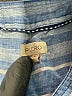 Pilcro 100% Linen Blue Short Sleeve Blouse Size XS - photo 7