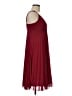 I.N. Studio Solid Burgundy Cocktail Dress Size 6 - photo 4