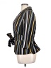ELOQUII Stripes Blue Gold Blazer Size 14 Plus - photo 5