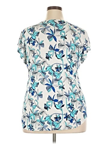 Liz Claiborne Short Sleeve Blouse (view 2)