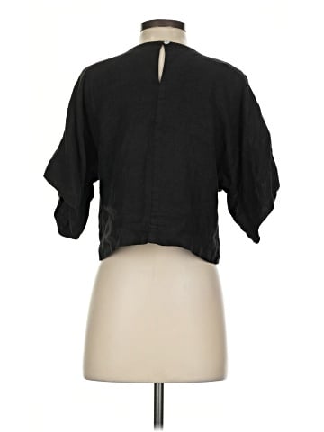 Black Crane Short Sleeve Top (view 2)