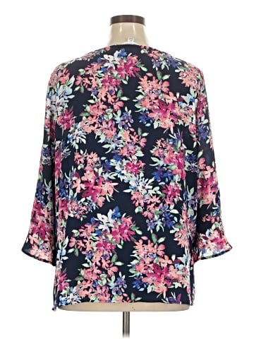 Counterparts 3/4 Sleeve Blouse (view 2)