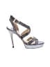 Jimmy Choo Silver Sandals Size EU 39 1/2 - photo 1