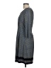 Max Studio Print Blue Casual Dress Size L - photo 5