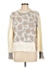 Vigoss 100% Acrylic Animal Print Ivory Pullover Sweater Size L - photo 1