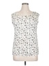 Laura Scott 100% Polyester Ivory Sleeveless Top Size XL - photo 1