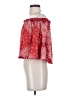 Tularosa 100% Polyester Red 3/4 Sleeve Blouse Size XS - photo 5
