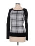 Merona Plaid Black Pullover Sweater Size M - photo 1