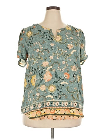 DR2 Short Sleeve Blouse (view 1)