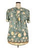 DR2 100% Polyester Teal Short Sleeve Blouse Size XXL - photo 2