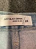 Just Black 100% Cotton Blue Jeans Size 25 waist - photo 7