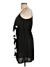 Buttons 100% Polyester Black Cocktail Dress Size L - photo 5
