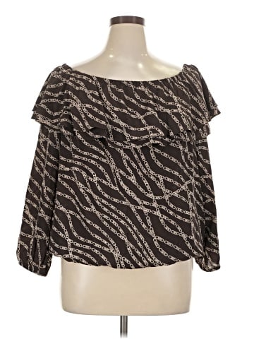 MICHAEL Michael Kors 3/4 Sleeve Blouse (view 1)