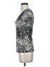 Express Silver Short Sleeve Top Size XS - photo 5