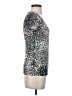Express Silver Short Sleeve Top Size XS - photo 4