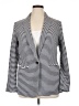 Ann Taylor Stripes Gray Blazer Size 16 - photo 1