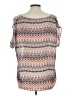Miss Me 100% Polyester Orange Short Sleeve Blouse Size L - photo 2