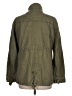Per Se 100% Cotton Solid Green Jacket Size L - photo 2