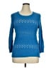 Jones New York Sport Blue Pullover Sweater Size XL - photo 1