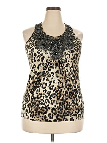 Janette Plus Sleeveless Blouse (view 1)