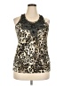 Janette Plus Gold Sleeveless Blouse Size 2xl - photo 1