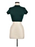 Missguided Green Short Sleeve Top Size 6 - photo 1