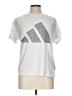 Adidas Chevron-herringbone Silver Active T-Shirt Size L - photo 1