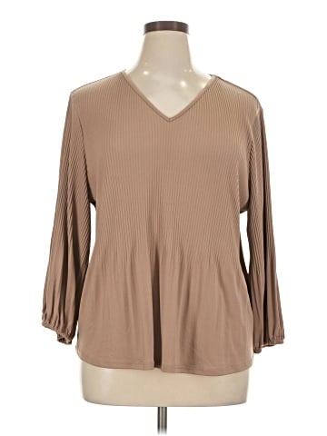 Adrianna Papell 3/4 Sleeve Top (view 1)