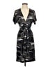 BCBGMAXAZRIA Print Gray Cocktail Dress Size XS (estimated) - photo 1