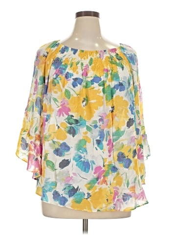 Zac & Rachel 3/4 Sleeve Blouse (view 1)