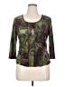 DressBarn Green 3/4 Sleeve Top Size XL - photo 1