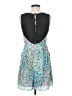BCBGeneration 100% Polyester Print Teal Cocktail Dress Size 2 - photo 2